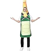 EraSpooky Adult Champagne Celebration Costume Funny Halloween Bottle Food Party Outfits for Men Women