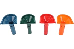 Ymiko Funnel Style Coin Sorting Tube with Wrappers, Multi Use ABS Storage for Quarters, Dimes, Nickels, and Pennies Compact C