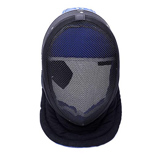 Ouxiong Fencing Mask - Fencing Gear - Suitable for Foil/Sabre/Epee Competitions and Training - CE 350N International Certification/Fencing Sport/Fencing Protective Gear (Black-Detachable,X-Large)