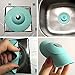 Shower Drain Stopper Hair Trap Hair Catcher,2-in-1 Strainers Protectors Cover for Sewer,Floor,Laundry,Kitchen and Bathroom,Bathtub Drain,Silicone,4-pcs