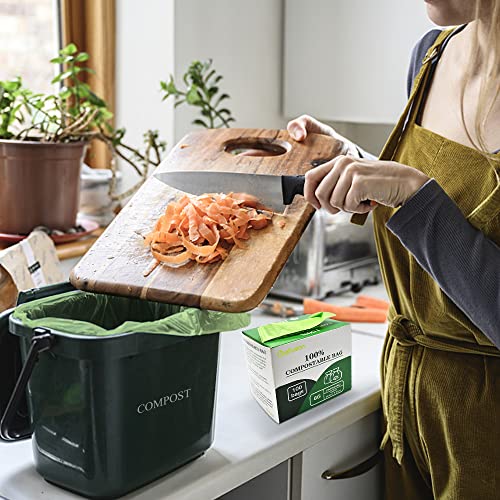 GreFusion Compostable Trash Bags for Kitchen Compost Bin