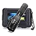Alonefire flashlight led tactical insight flashlight rechargeable defensive self defense high power XML T6 hid with pressure switch kit with pack 18650 battery flashlight keychain for Home Sports