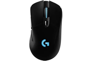 Logitech G703 Lightspeed Wireless Gaming Mouse W/Hero 25K Sensor, PowerPlay Compatible, Lightsync RGB, Lightweight 95G+10G Op