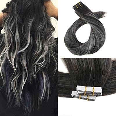 Moresoo 22 Inch Tape In Skin Weft Hair Extensions Remy Human Hair