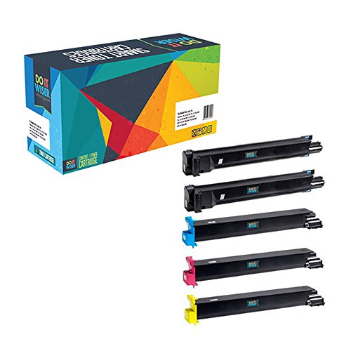 Do it Wiser Compatible Konica Minolta Bizhub C250 C252 Toner (8938-509 8938-511 8938-512 8938-510) - 5 Pack