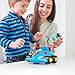 SGILE RC Cartoon Race Car, Remote Control Cartoon Car for Toddlers Baby Kids Child with Music Radio, Kids Birthday Gift Present, Blue