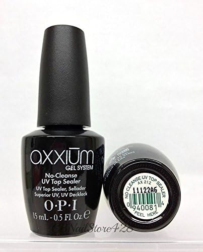 Axxium No-Cleanse UV Top Sealer 0.5oz - 1pc