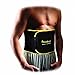 iTaoBest Waist Trimmer Belt Adjustable Weight Loss Wrap Support Workout Belly Fat Burner for Women & Men Black+Yellow