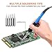 23-in-1 Soldering Iron Kit SIKIWIND 60W Adjustable Temperature Soldering Iron, 5pcs Soldering Iron Tips, Soldering Iron Stand, Solder Sucker, 2pcs Tin Wire Tube, Tweezers and Other Welding Tools