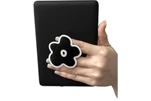 Tunosava Flower Expandable Collapsible Grip Stand Holder for Kindle eReaders iPhone and Smartphone (Black)