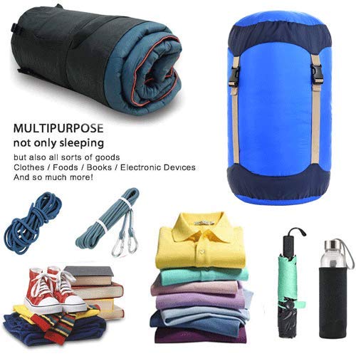 HOOMBOOM Nylon Compression Stuff Sack, 15L/25L/35L/45L Lightweight Sleeping Bag Compression Sack Great for Backpacking, Hiking and Camping - Thumbnail 2