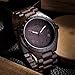 Uwood Unique Luxury Brand Black Sandal Wooden Mens Quartz Watches Fashion Natural Wood Watch