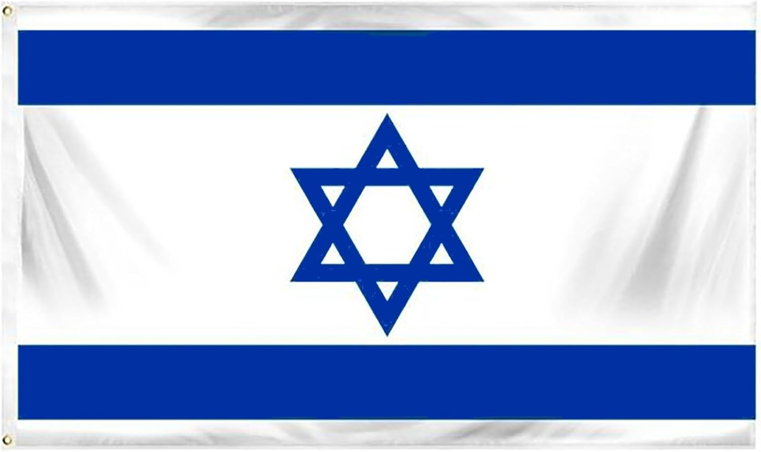 Flags - Israel Flag | Israel Flag 3x5 Ft | Flag of Israel 3x5 Ft | Israeli Flag Israeli Flag 3x5 Ft | Israel Flag Vivid Color and Fade Proof Grommets for All-Weather Outdoor Display.
