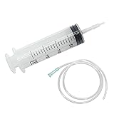 Hoypeyfiy 200ml Large Syringe ,Plastic Syringe with
