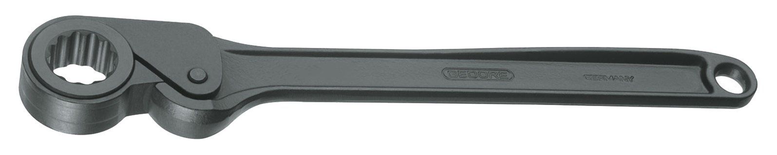 GEDORE 6254850 31 KR 44554 Freewheel Ratchet 12 Inch with Ring UD Profile 24 mm