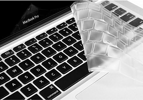 AutoLive Keyboard Skin Protector Cover for Dell XPS 15-9550, Precision 15-5510 M5510, Inspiron 13-5368/7368, Inspiron 15-7568 14-3452 US Layout (Clear)