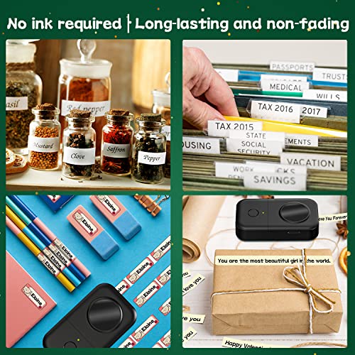 COLORWING Label Maker Machine with Tape D30 Thermal Smart Mini Label