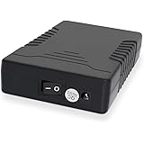 Talentcell Rechargeable 6000mAh Li-Ion Battery Pack For LED Strip And CCTV Camera,12V DC Portable Lithium Ion Battery Bank With Charger,Black