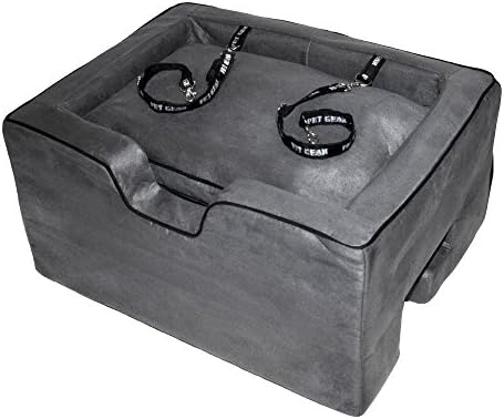 Pet Gear Booster Car Seat for cats and dogs up to 25-pounds, Large, Charcoal
