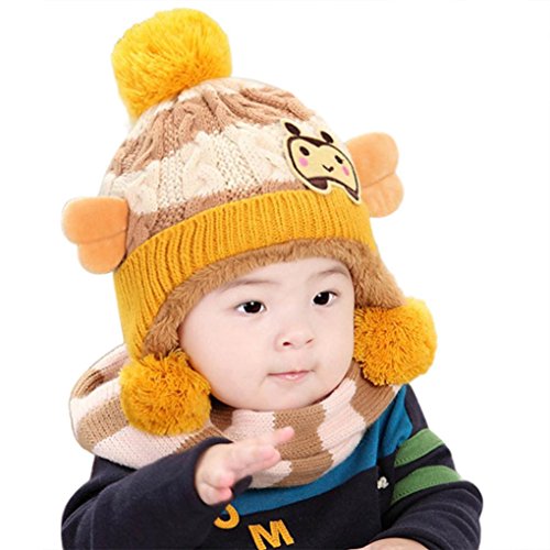 yellow hat and scarf