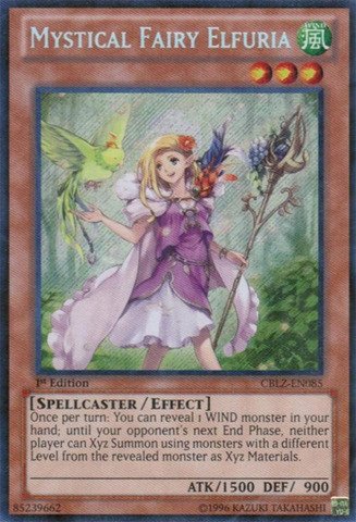 Yu-Gi-Oh! - Mystical Fairy Elfuria (CBLZ-EN085) - Cosmo Blazer - Unlimited Edition - Secret Rare
