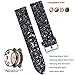 Greaciary Glitter Band Compatible with Samsung Galaxy Watch 3 41mm/Galaxy Watch 42mm,Active 40mm/Active 2 44m Sparkle Bling Leather Strap Wristband for Galaxy 20mm Smartwatch Women Girls Black
