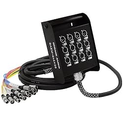 Seismic Audio - 8 Channel XLR SNAKE CABLE 25' long