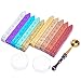 eBoot Wax Seal Set Antique Sealing Wax Sticks without Wicks with Retro Melting Spoon and Candles for Vintage Wax Seal Stamp, 13 Pieces