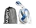 MIDRY Full Face Snorkel Mask - Easy Breathe Technology (Pearl White, L/XL)