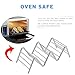 Amazer 2-Pack Taco Holder, Taco Stand Stainless Steel Rustproof Taco Rack Hold 2 or 3 Hard or Soft Taco Shells Taco Truck Tray Style Oven Safe for Baking