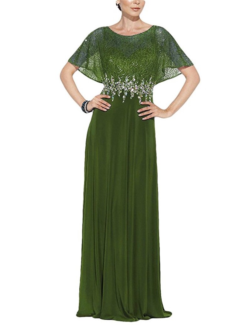 green mother of the bride dresses tea length