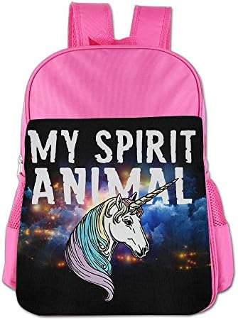 My Spirit Animal Unicorn Lilac Juniors Teenager Schoolbag School Bag Shoulders Bag For 4-15 Years Old Pink