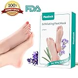 Foot Peel Mask Feet Baby Soft Touch 2 Pack- Phenitech Exfoliating Dead skin Foot Peeling Mask and Callus Reducer Away