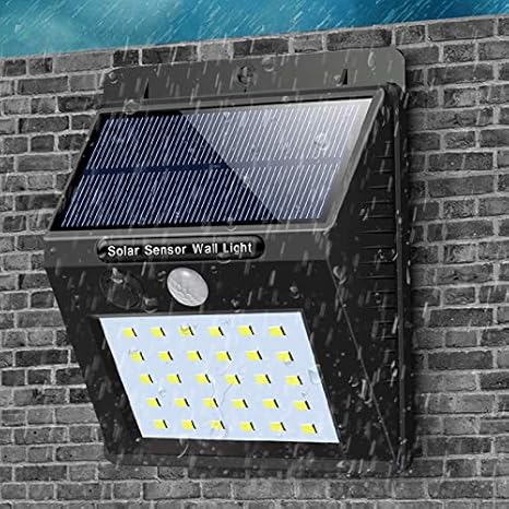 GHR Solar Security Light with Motion Sensor IP 65 Waterproof All Weather Outdoor Light with in