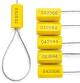COCOLELE 50 Pcs Security Cable Seals 1.8mm 300mm ISO 17712 Tamper Proof view 7