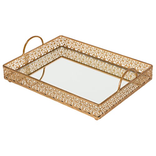 Antique Gold Coffee Table Tray Functional And Stylish Serving Trays