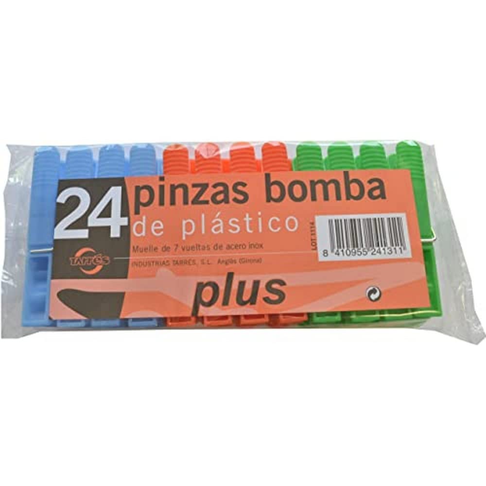 TARRES Plastic Clamp. 24 U Pump, Black, Standard