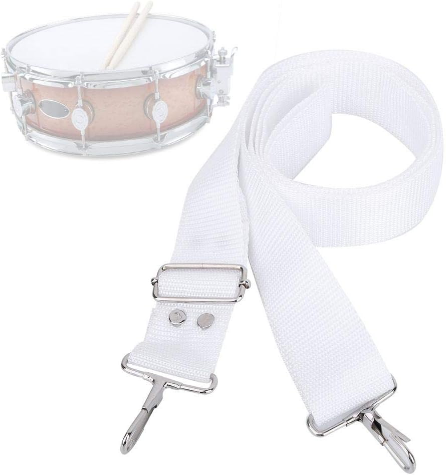 4Pcs Snare Drum Straps - Polyester Marching Drum Slings With Metal Hooks