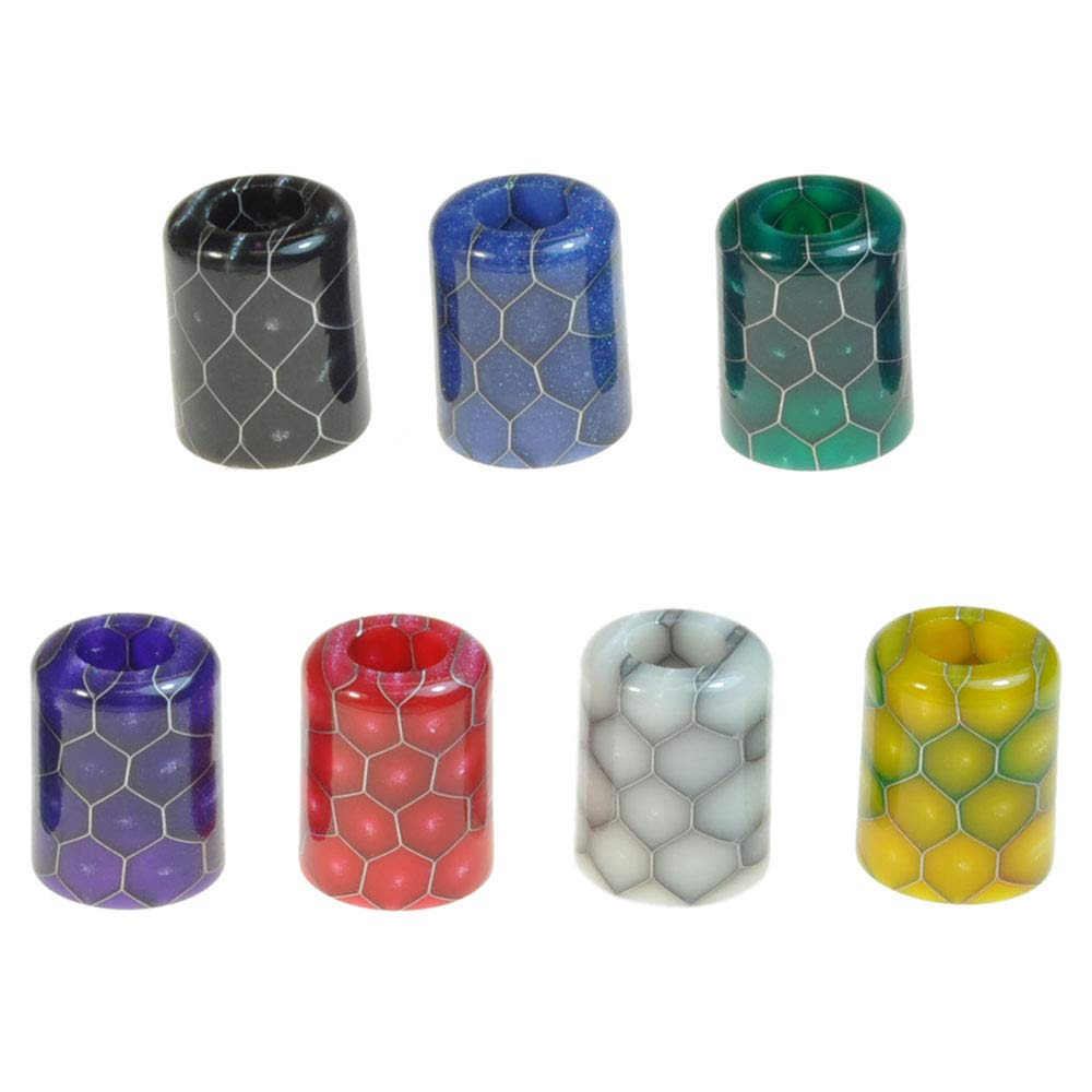 Armerah Drip Tip Mouthpiece for Lost Vape Orion Pod Narrow Cobra Epoxy Resin 3 Pack Assorted — image 1