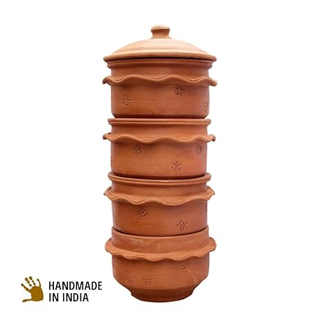 Daily Dump Khamba - 4 Tier Terracotta Home Composter