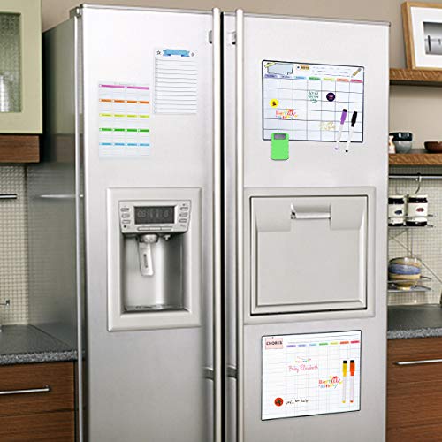 6 Magnetic+Calendar+Whiteboard+Refrigerator+Chalkboard