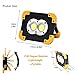 ZXLN Portable LED Work Light, COB LED Work Light 20W, Rechargeable Outdoor Work Light, 4000mAh Power Bank for Hiking, Car Repairing, Builtin SOS Emergency Mode (Free 2X18650 Lithium Batteries)