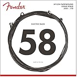 Fender Nylon Bass Guitar Strings, Light
