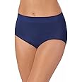 Carole Hochman Women's Underwear Silky Soft Seamless Full Coverage Modern Brief Panties 5 Pack Multipack Regular & Plus Sizes