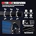 TURBO SII 54Inch Curved LED Light Bar Flood Spot Combo Beam W/ 4in Off Road Pods Cube Driving Fog Lights + Rocker Switch Wiring Harness For Trucks Jeep Ford Polaris RZR ATV Chevy Silverado Tahoe 4x4