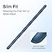 ESR Corner/Bumper Protection Smart Cover Case with Soft TPU Bumper and Auto Wake/Sleep Function for iPad Air 2/iPad 6, Ming Blue