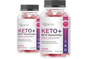 KIVUS Algarve Keto Gummies - Algarve Keto ACV Gummies (2 Pack, 120 Gummies)