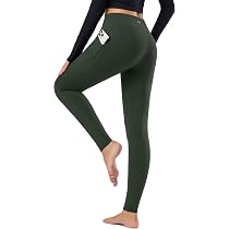BALEAF Warm Leggings for Women Winter Petite High Waisted Fleece Lined  Thermal Thick Yoga Pants with Pockets Wine Red XS at Amazon Women's  Clothing store