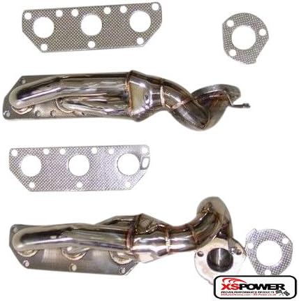 Turbo Manifold Exhaust Header for 97-02 Audi B5 S4 2.7L V6 Bi-Turbo