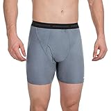 Exofficio Men's Give-N-Go Boxer Brief/PE Bag, Midnight Heather, Large